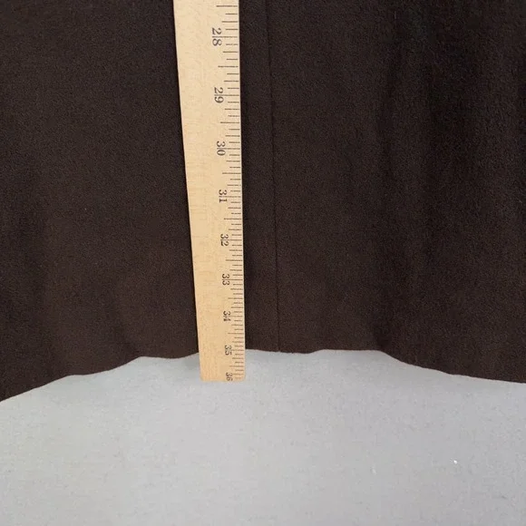 Vintage Donnybrook Coat Womens 6 Brown Wool Belted Mid Length Overcoat Classic - Picture 9 of 10